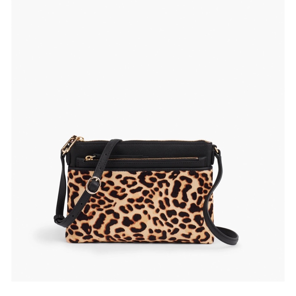 Talbots Crossbody Purse- Animal print- cheetah